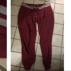 Prince and fox fleece jogger pants.